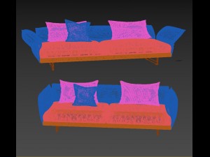 zaza sofas2 3D Model