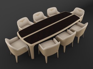 kendal chair and bradley table Model 3D