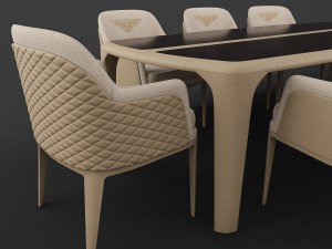 kendal chair and bradley table Model 3D