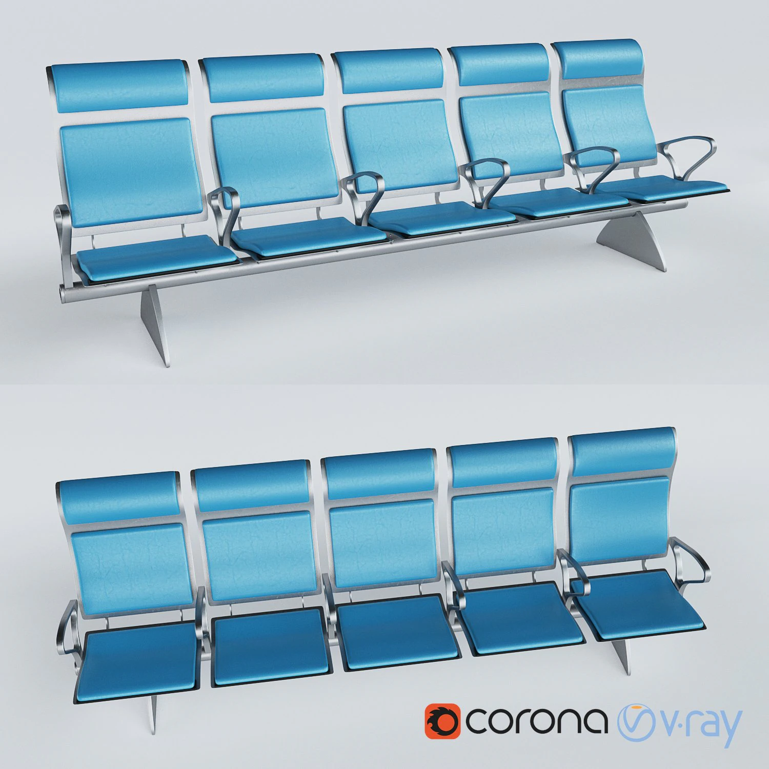 zenky high back 3D Model .c4d .max .obj .3ds .fbx .stl .blend 