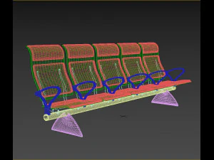 zenky high back 3D Model