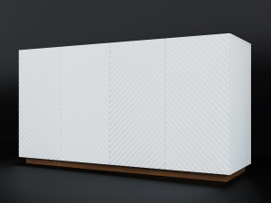 ambicioni contorno white Modelo 3D