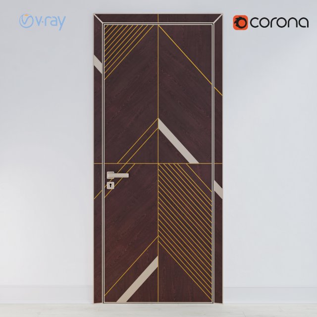 may door visionnaire home philosophy 3D मॉडल .c4d .max .obj .3ds .fbx .stl .blend 