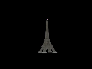 eiffel tower 3D Model
