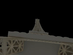 eiffel tower 3D Model