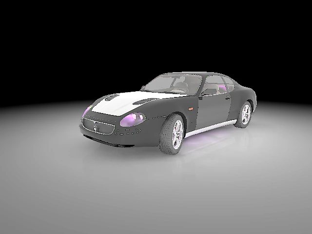 masserati 3D Model .c4d .max .obj .3ds .fbx .stl .blend 