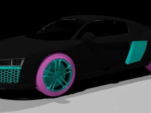 audi r8 3D Model