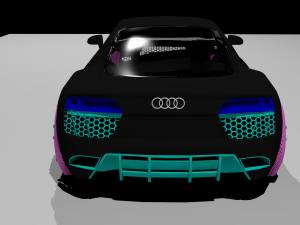 audi r8 Model 3D