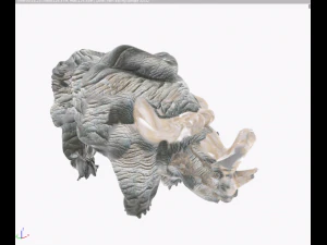 modello di gioco del rinoceronte Modello 3D