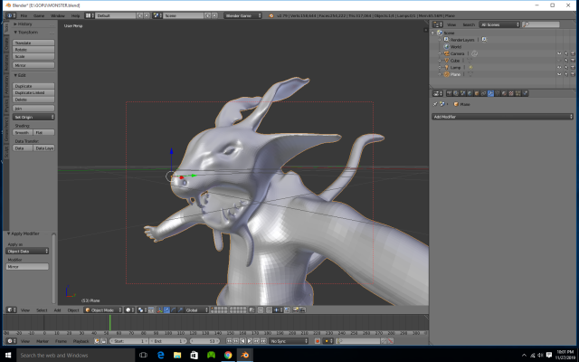 game monster 3D Model .c4d .max .obj .3ds .fbx .stl .blend 