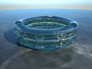ashtray glass 3Dモデル