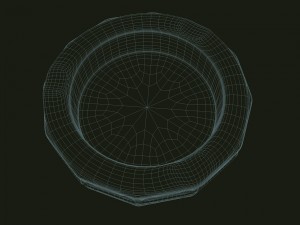 ashtray glass 3Dモデル