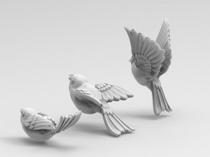birds 3Dプリントモデル