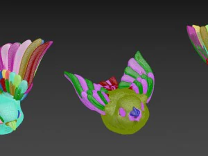 птахів 3D Принт Модель