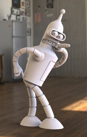 bender 3D Print Model .c4d .max .obj .3ds .fbx .stl .blend 