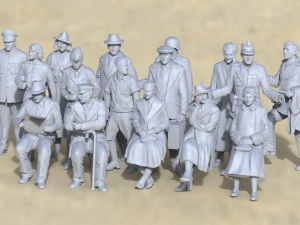 People 3D Print Model