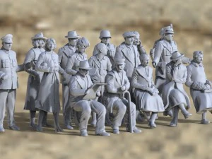 People 3D Print Model