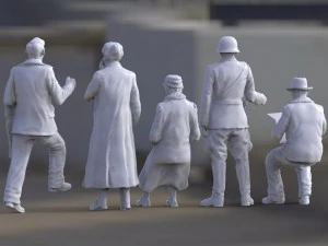 People 3D Print Model