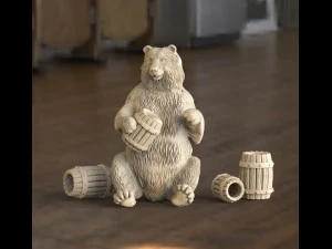 bear 3D Print Model
