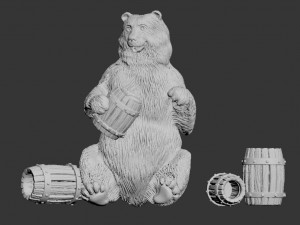 bear 3D Print Model