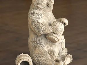 bear 3D Print Model