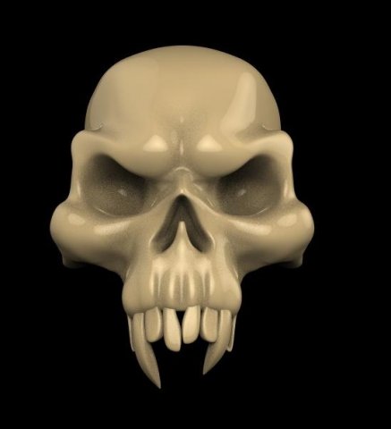 skull 3D Model .c4d .max .obj .3ds .fbx .stl .blend 