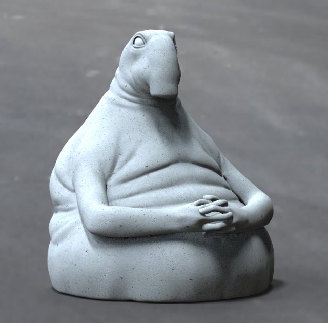 homunculus loxodontus 3D Model .c4d .max .obj .3ds .fbx .stl .blend 