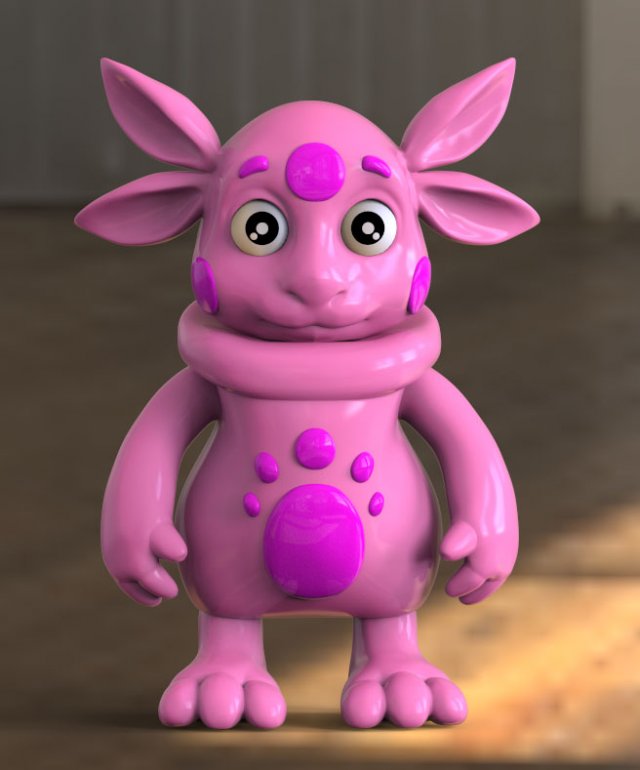 luntik 3D 模型 .c4d .max .obj .3ds .fbx .stl .blend 