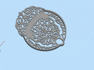 Lion brooch 3D Model