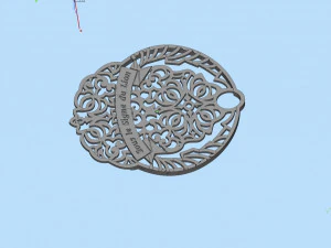 Lion brooch 3D Model