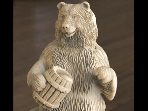bear 3D Print Model