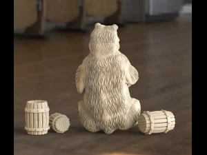bear 3D Print Model