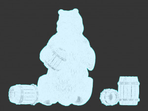 bear 3D 打印模型