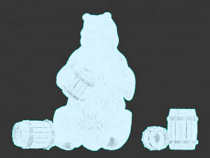 bear 3D Print Model