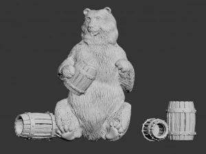 bear 3D Print Model