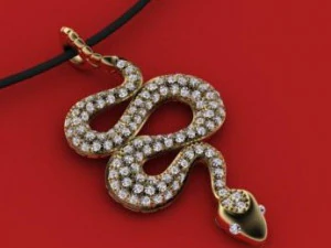 snake 3D Print Model