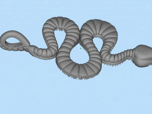 snake 3D Print Model