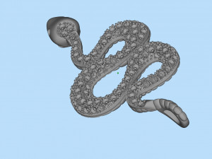 snake Model do druku 3D