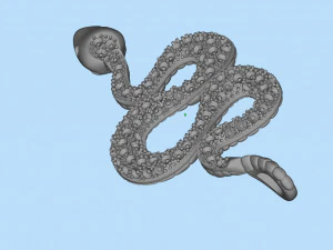 snake 3D Print Model