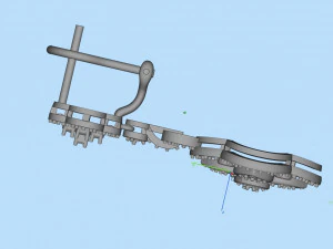 イヤリング 3Dプリントモデル