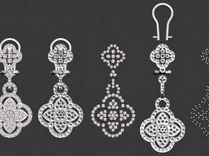 earrings 3D-printmodel
