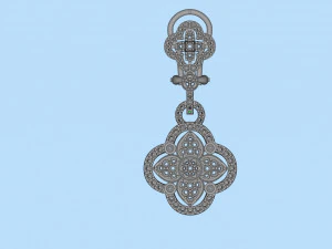 イヤリング 3Dプリントモデル