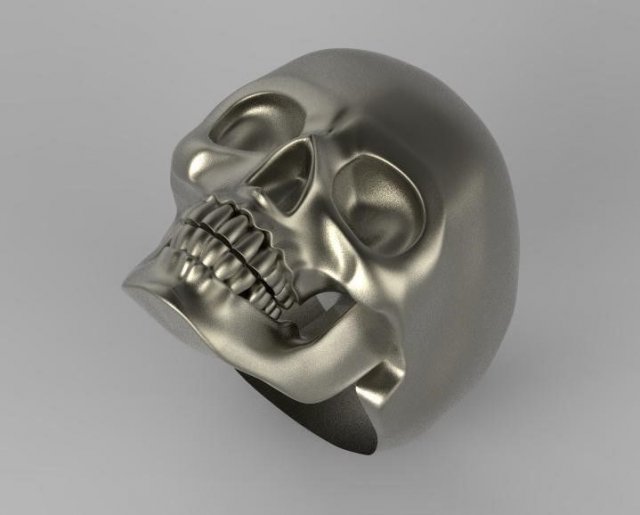 skull 3D-printmodel .c4d .max .obj .3ds .fbx .stl .blend 
