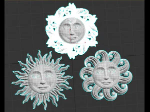 sol Modelo 3D