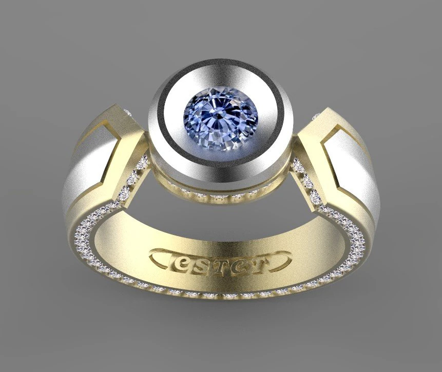 ring 3D Print Model .c4d .max .obj .3ds .fbx .stl .blend