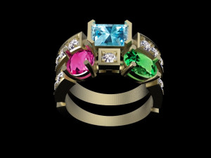 ring Modelo de impresión 3D
