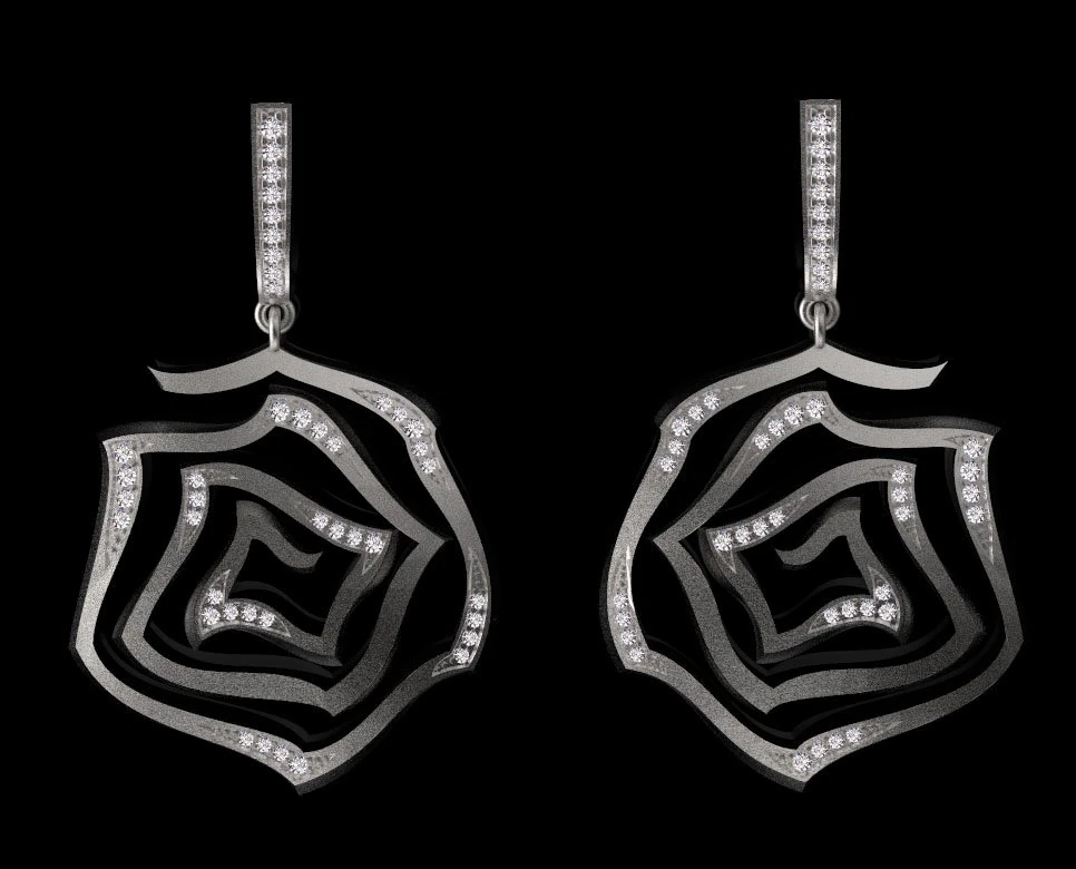 earrings 3D Print Model .c4d .max .obj .3ds .fbx .stl .blend