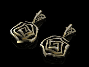 earrings 3D Принт Модель