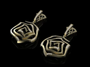 earrings 3D Print Model
