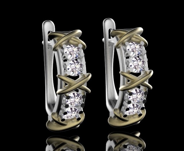 earrings Modèles 3D en vedette .c4d .max .obj .3ds .fbx .stl .blend 